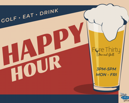 Happy Hour at the Fore Thirty Bar & Grill